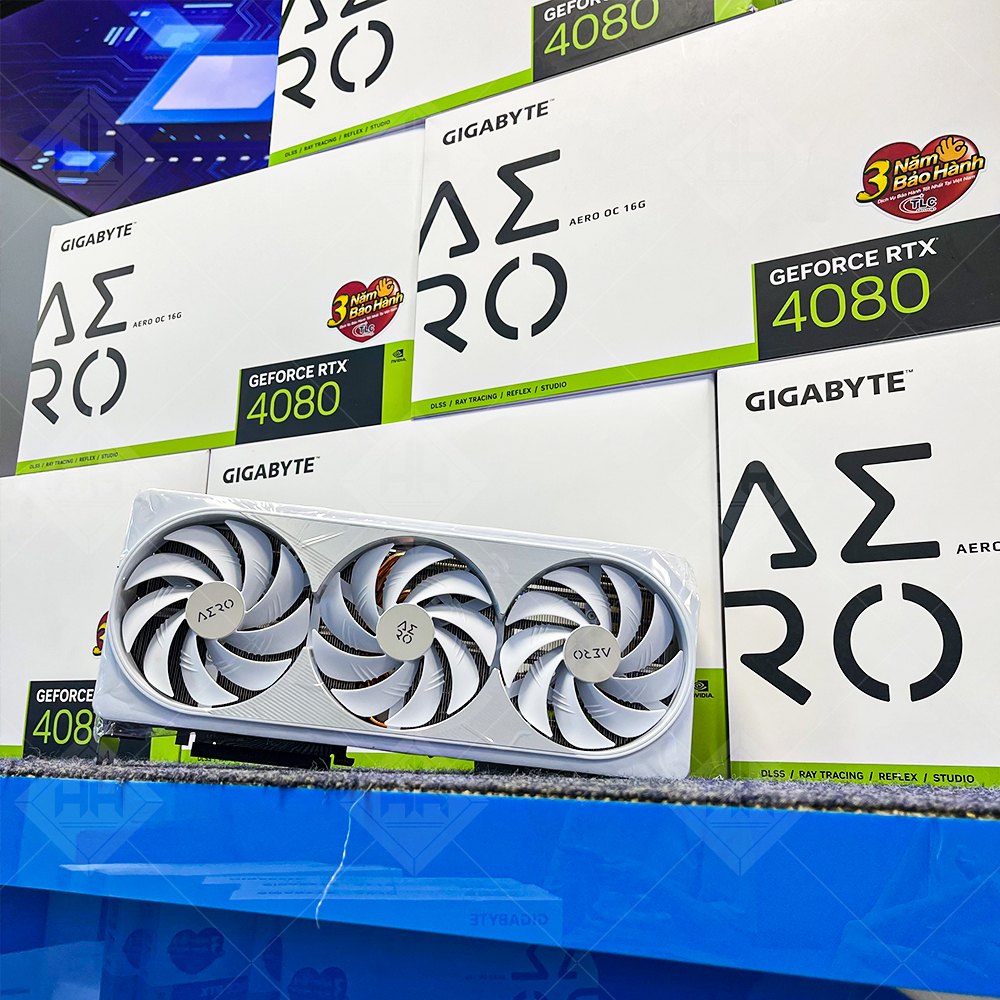 VGA Gigabyte RTX 4080 16GB AERO OC (16GB GDDR6X, 256-bit, HDMI +DP, 1x16-pin)-2
