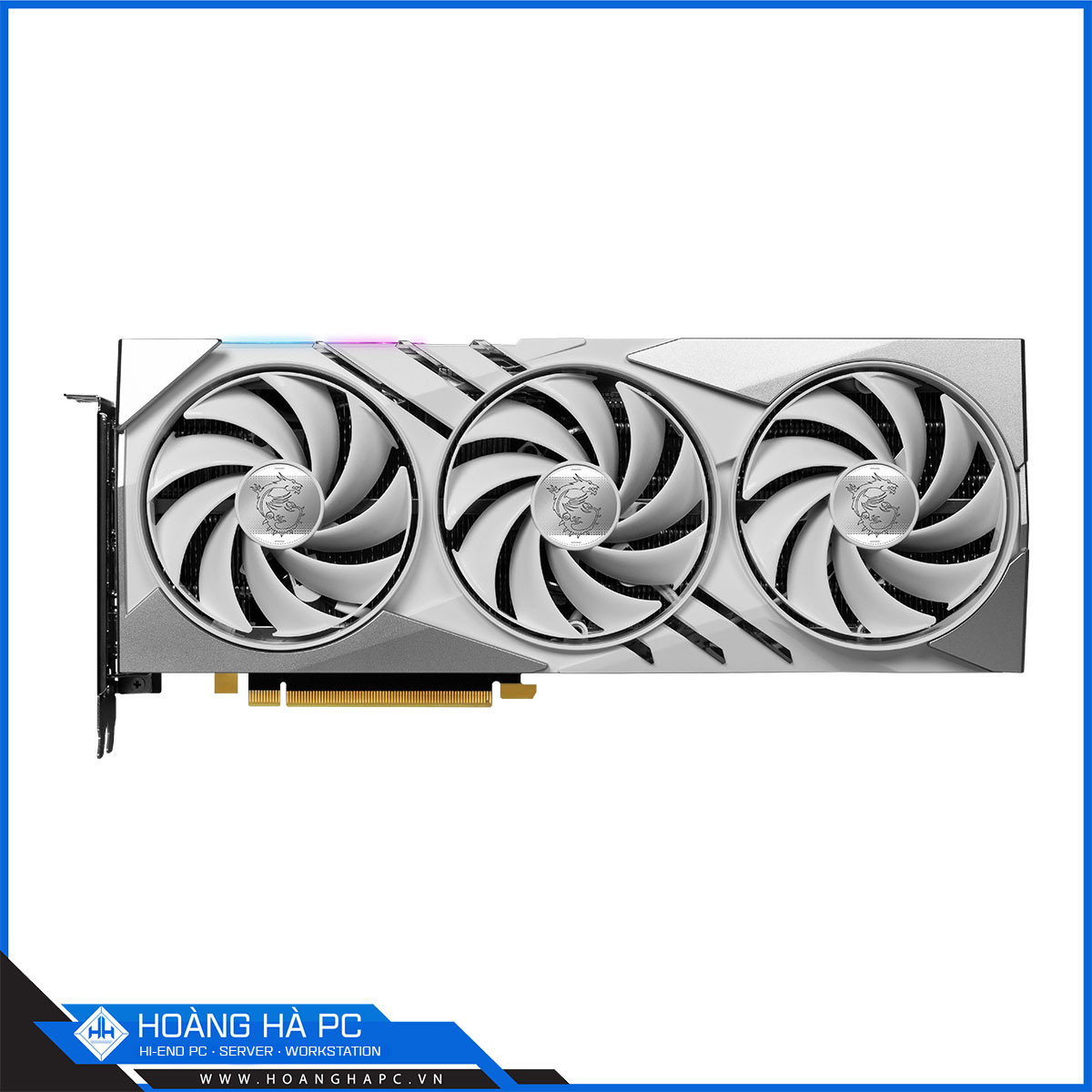 VGA MSI RTX 4070 SUPER 12G GAMING X SLIM WHITE (12GB GDDR6X, 192-bit, HDMI +DP, 1x16-pin)-2