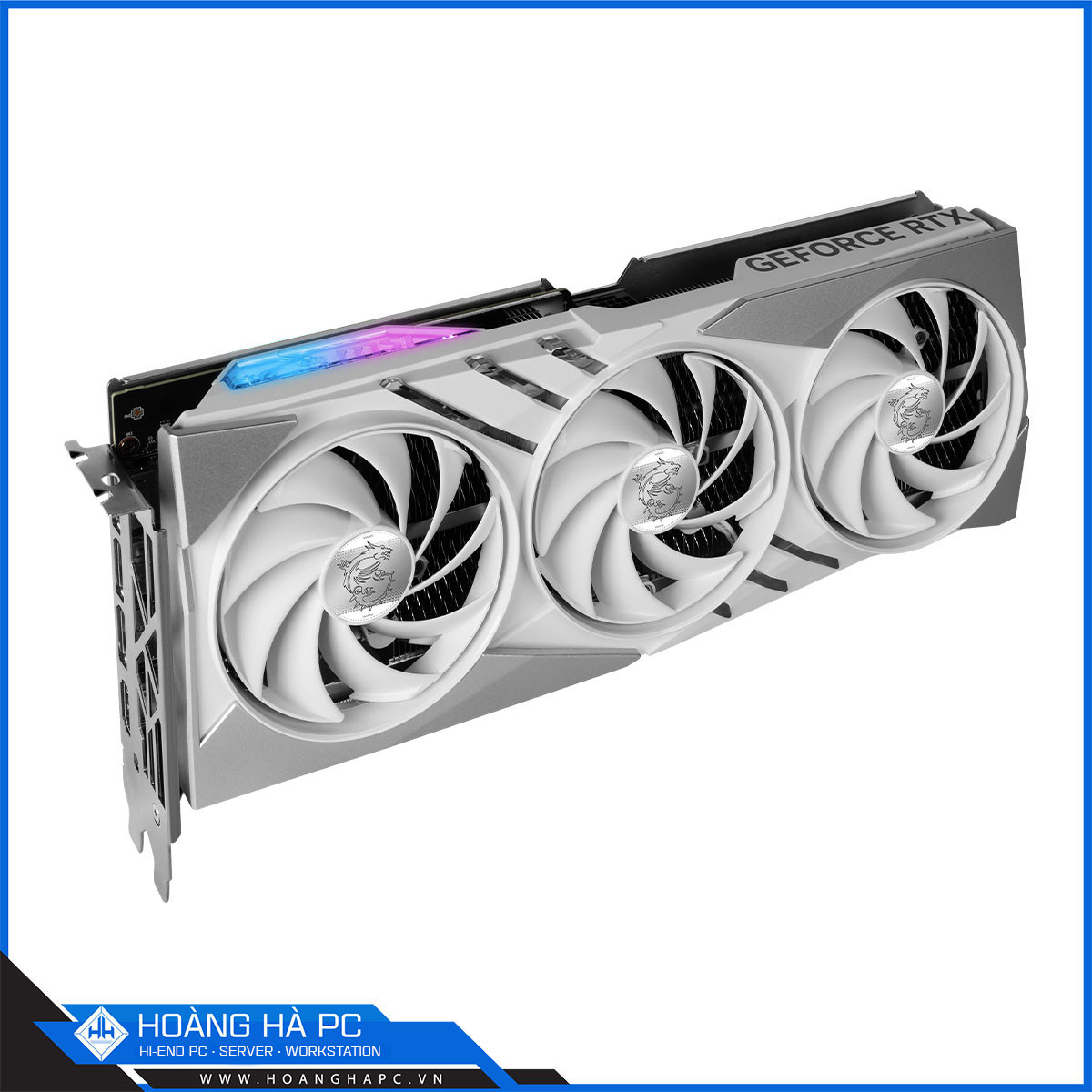 VGA MSI RTX 4070 SUPER 12G GAMING X SLIM WHITE (12GB GDDR6X, 192-bit, HDMI +DP, 1x16-pin)-3