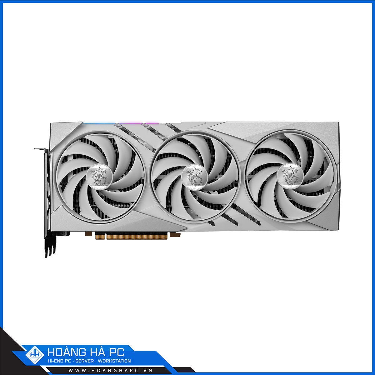 VGA MSI RTX 4080 SUPER 16G GAMING X SLIM WHITE (16GB GDDR6X, 256-bit, HDMI +DP, 1x16-pin)-2