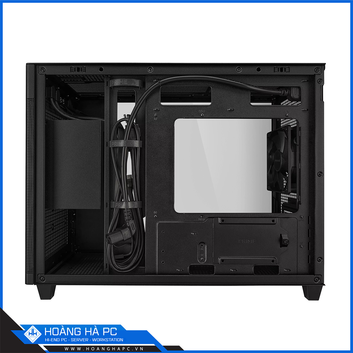 Vỏ case ASUS PRIME AP201 TG BLACK (Mini Tower/ Màu Đen)-5