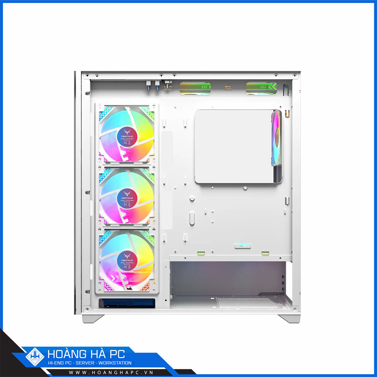 Vỏ case Centaur CT-Nova (Mid Tower/Màu Trắng) - No Fan-7