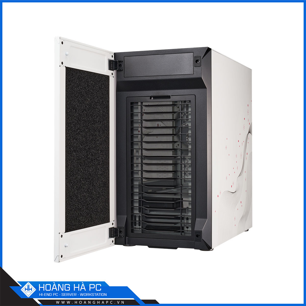 Vỏ Case Cooler Master Silencio S400 Sakura Limited Edition (Mini Tower/Màu trắng/ Fan ARGB)-2