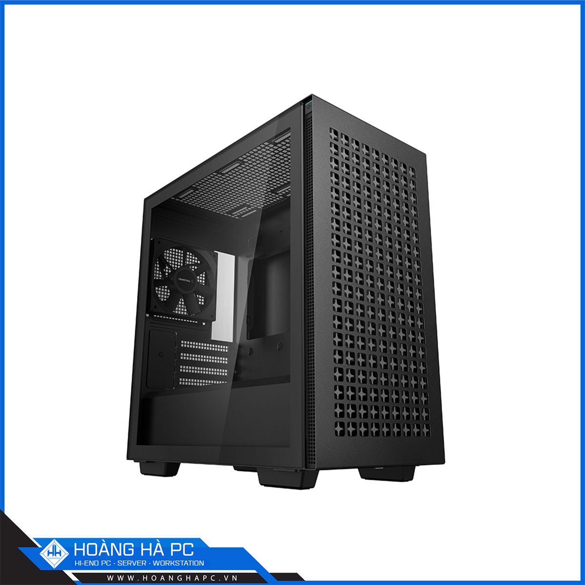 Vỏ case Deepcool CH370 Black - 1 FAN (Mini Tower/ Màu Đen)