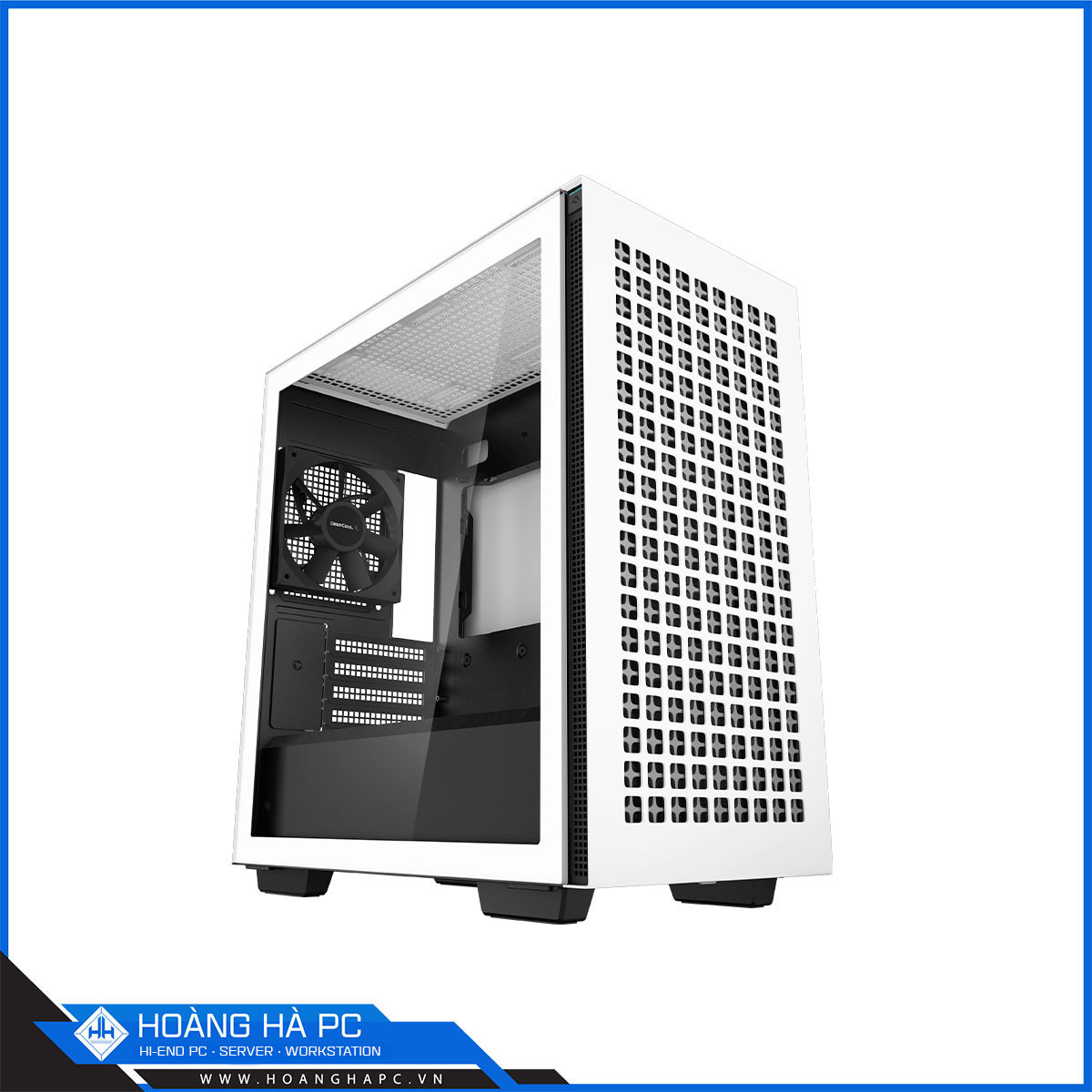 Vỏ case Deepcool CH370WH White - 1 FAN (Mini Tower/ Màu Trắng)