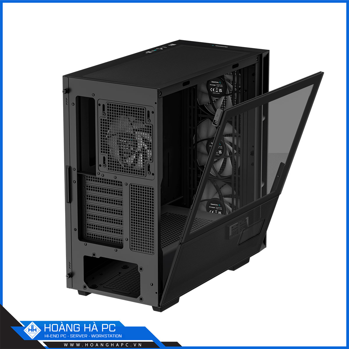 Vỏ case Deepcool CH560 DIGITAL Black - 4 FAN ARGB-4