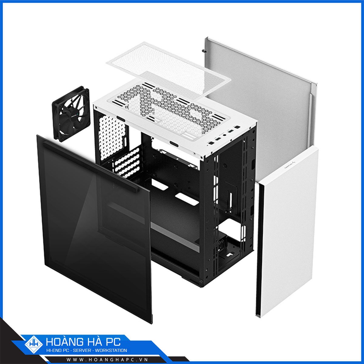 Vỏ case Deepcool MACUBE 110 White - 1 FAN-5