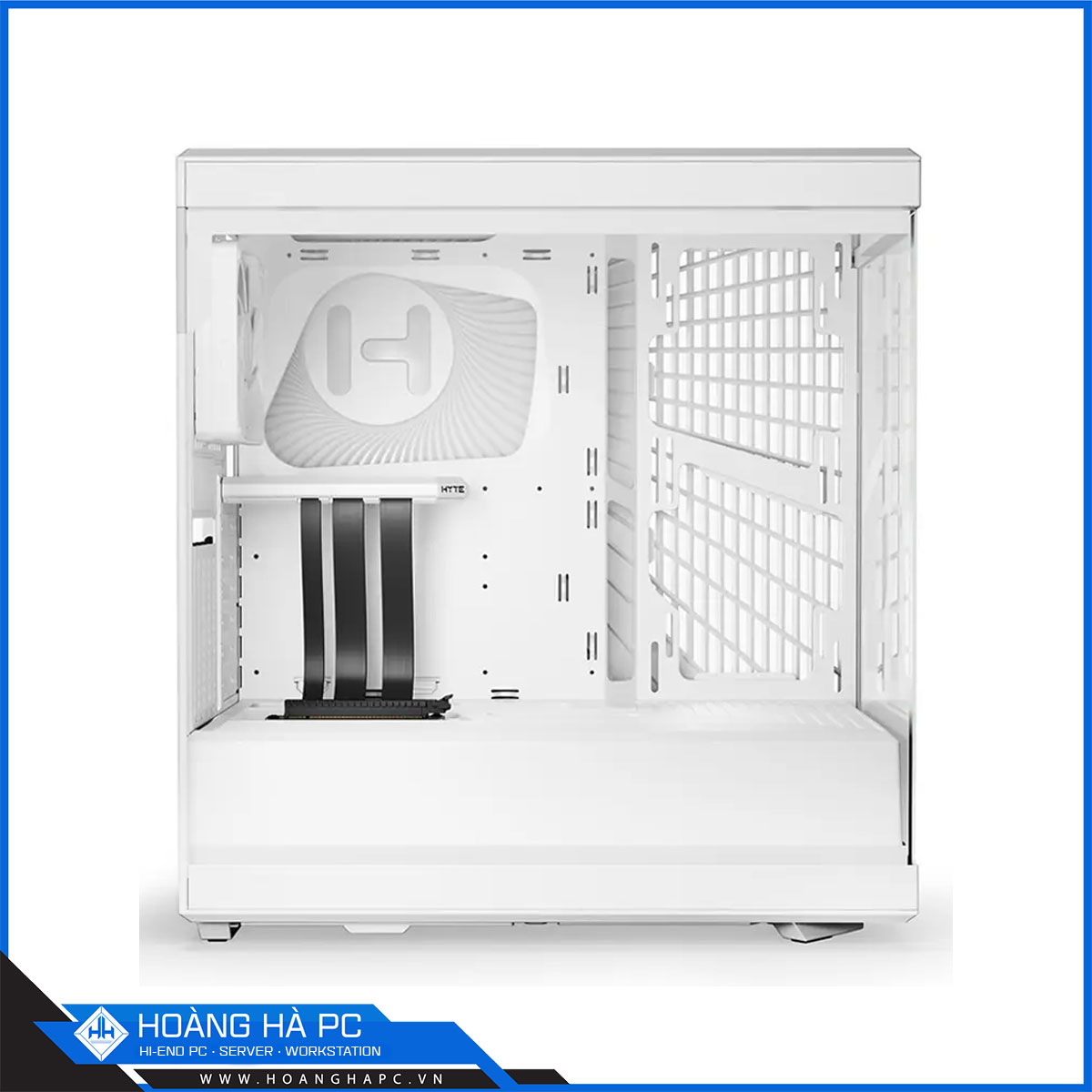 Vỏ case Hyte Y40 Snow White - Mid Tower ATX-5