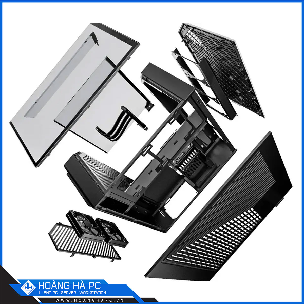 Vỏ case Hyte Y60 Black - Mid Tower ATX-7