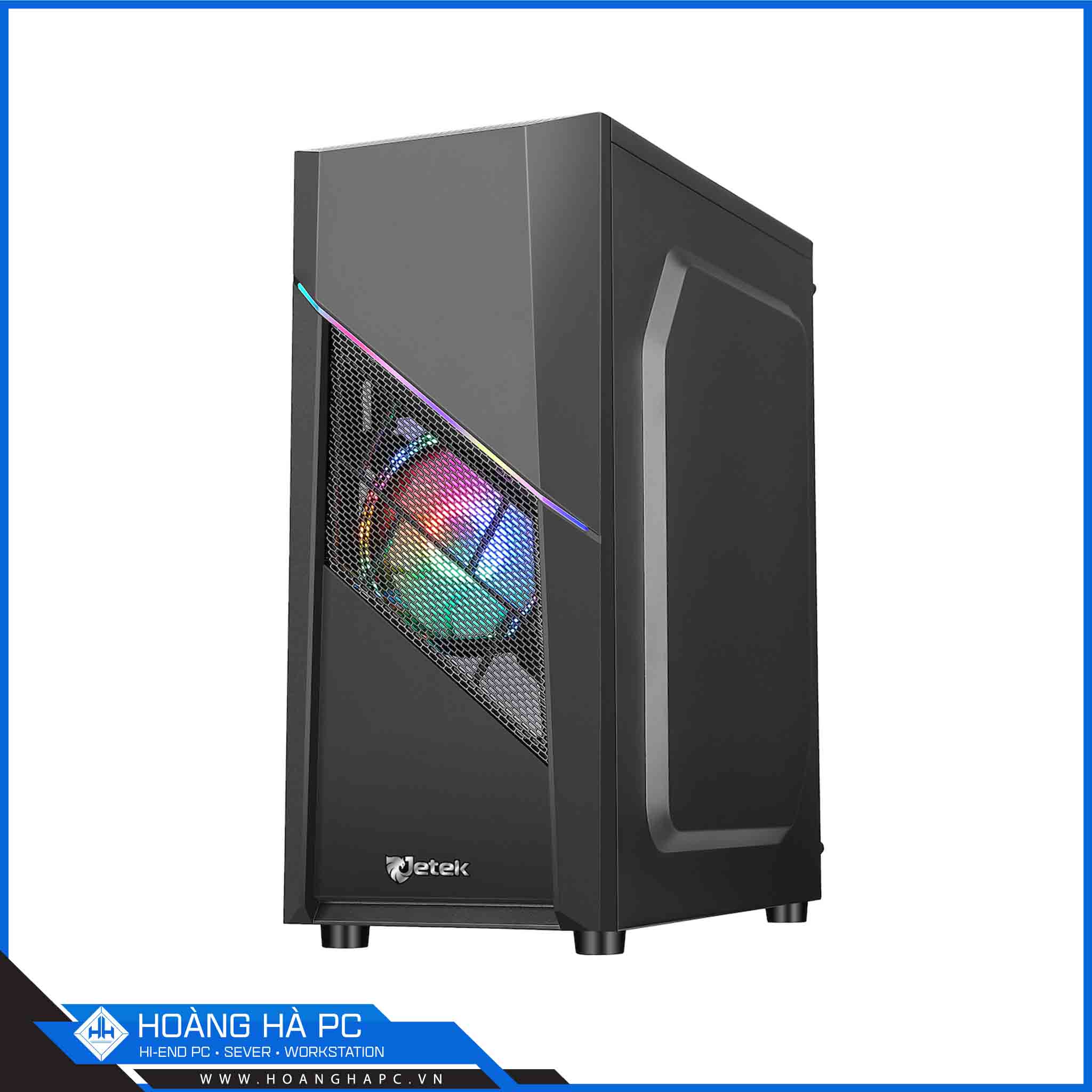 Vỏ Case JETEK SQUID A1 (Mid Tower/Màu Đen) - 1 FAN-2