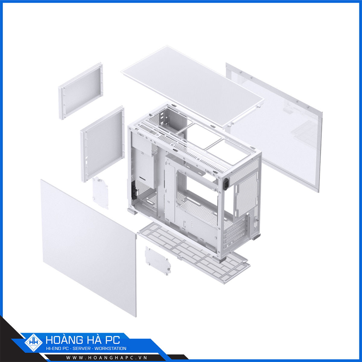 Vỏ case Jonsbo D31 STD White (Mini Tower/ Màu Trắng)-7