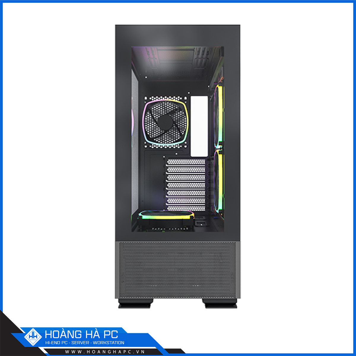 Vỏ Case Montech SKY TWO Black (Mid Tower/Màu Đen) - 4 FAN ARGB-7