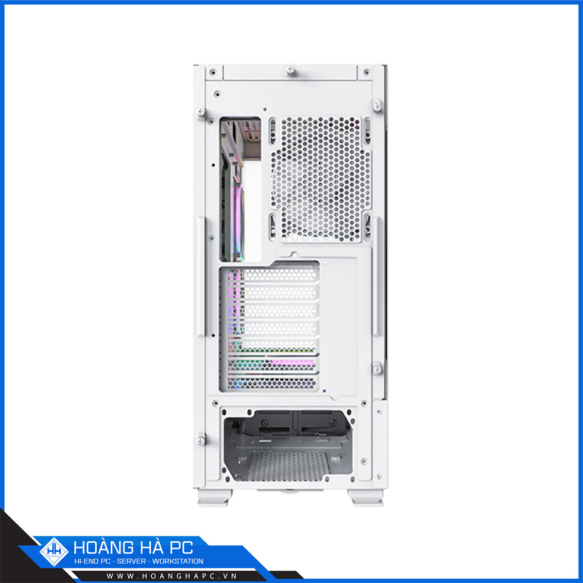 Vỏ Case Montech SKY TWO White (Mid Tower/Màu Trắng) - 4 FAN ARGB-4