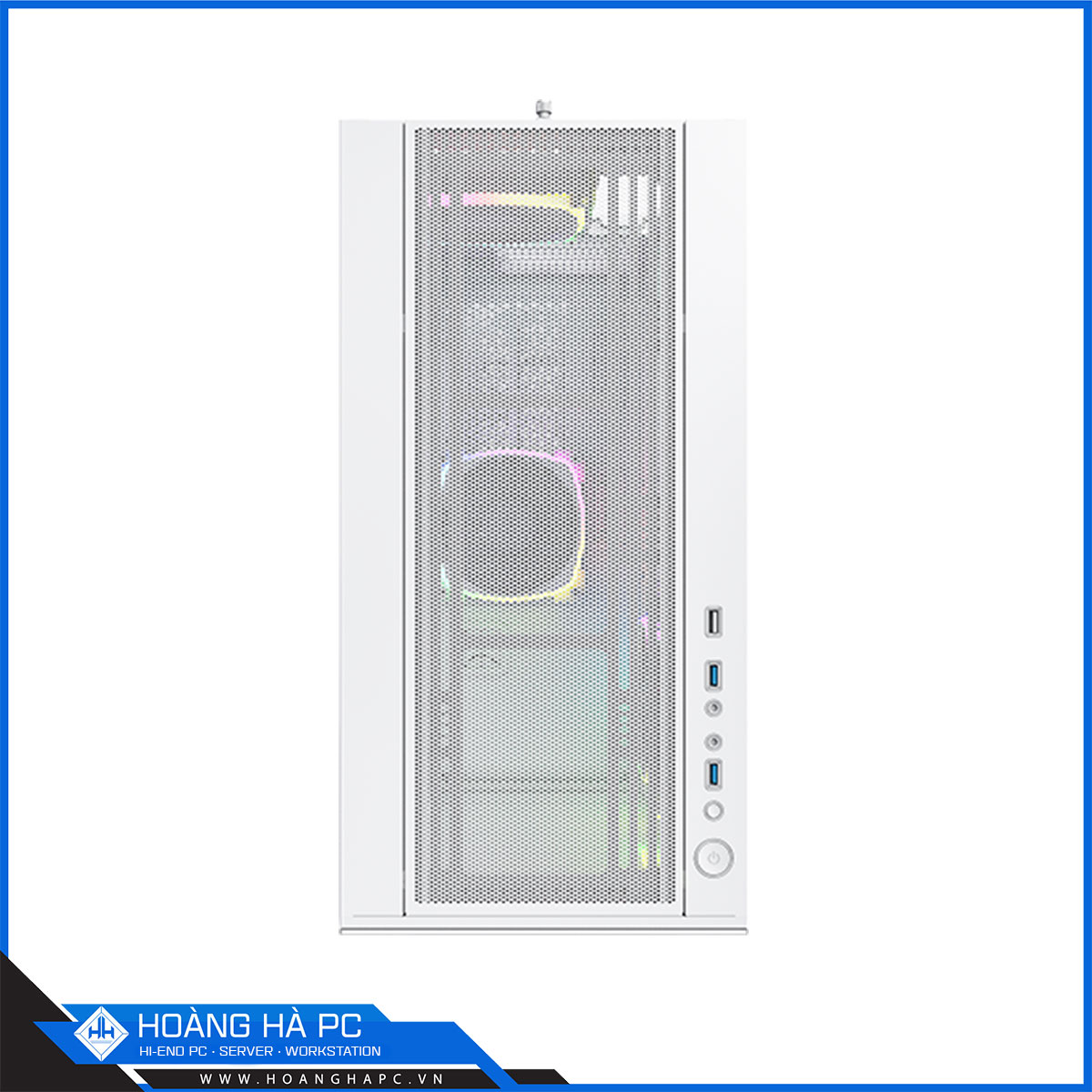 Vỏ Case Montech SKY TWO White (Mid Tower/Màu Trắng) - 4 FAN ARGB-3