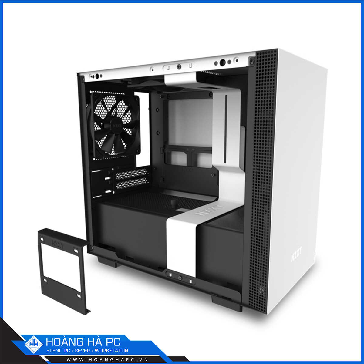 Vỏ Case NZXT H210 (Mini Tower/Màu Trắng)-3