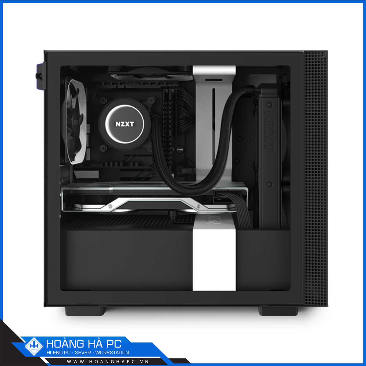 Vỏ Case NZXT H210 (Mini Tower/Màu Trắng)-2