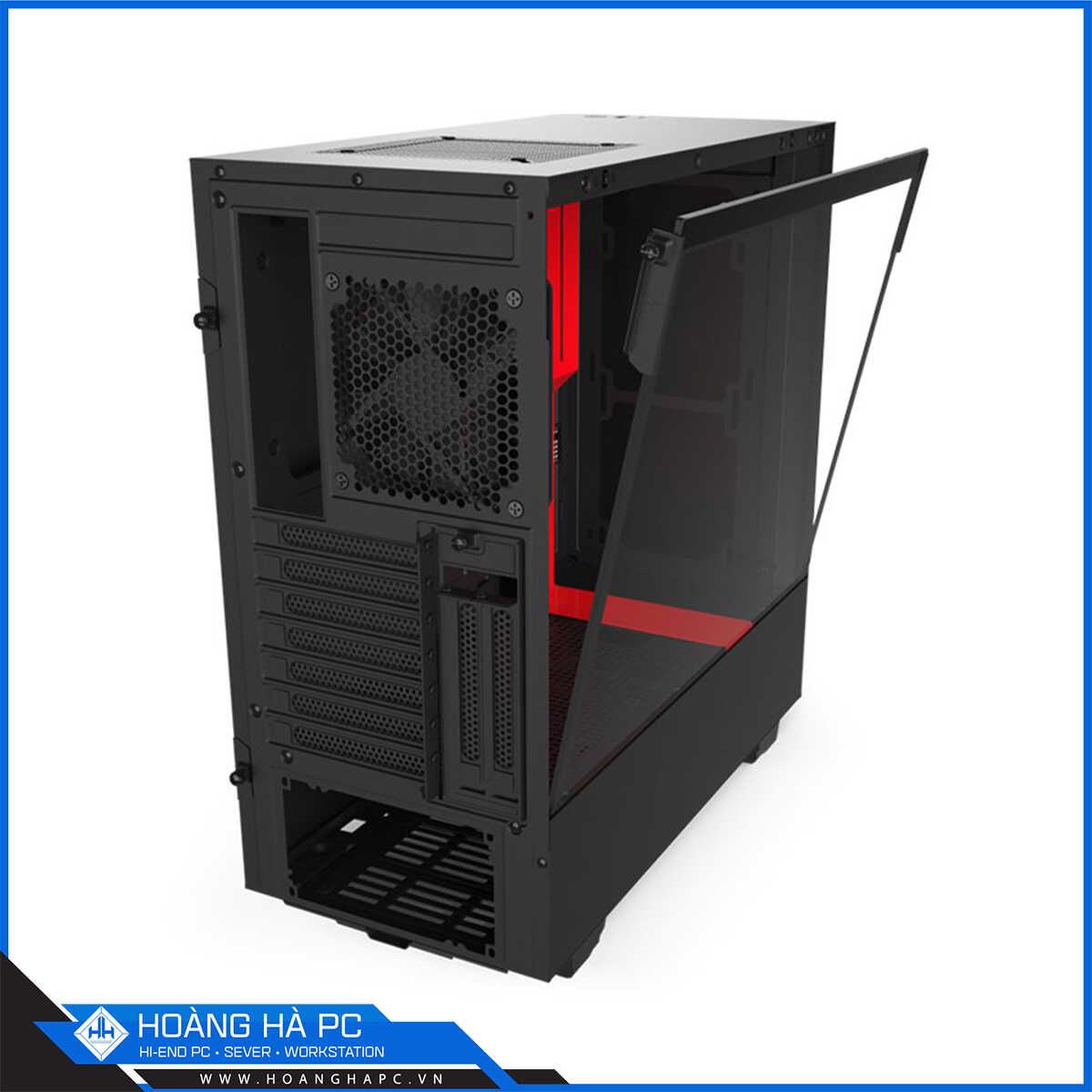 Vỏ Case NZXT H510i (Mid Tower/Màu Đen/Đỏ)-5