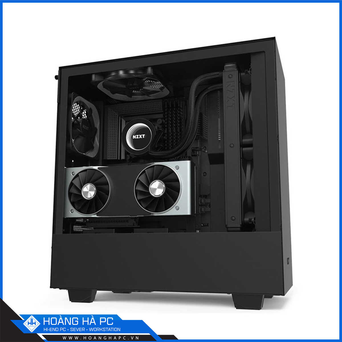 Vỏ Case NZXT H510i (Mid Tower/Màu Đen)