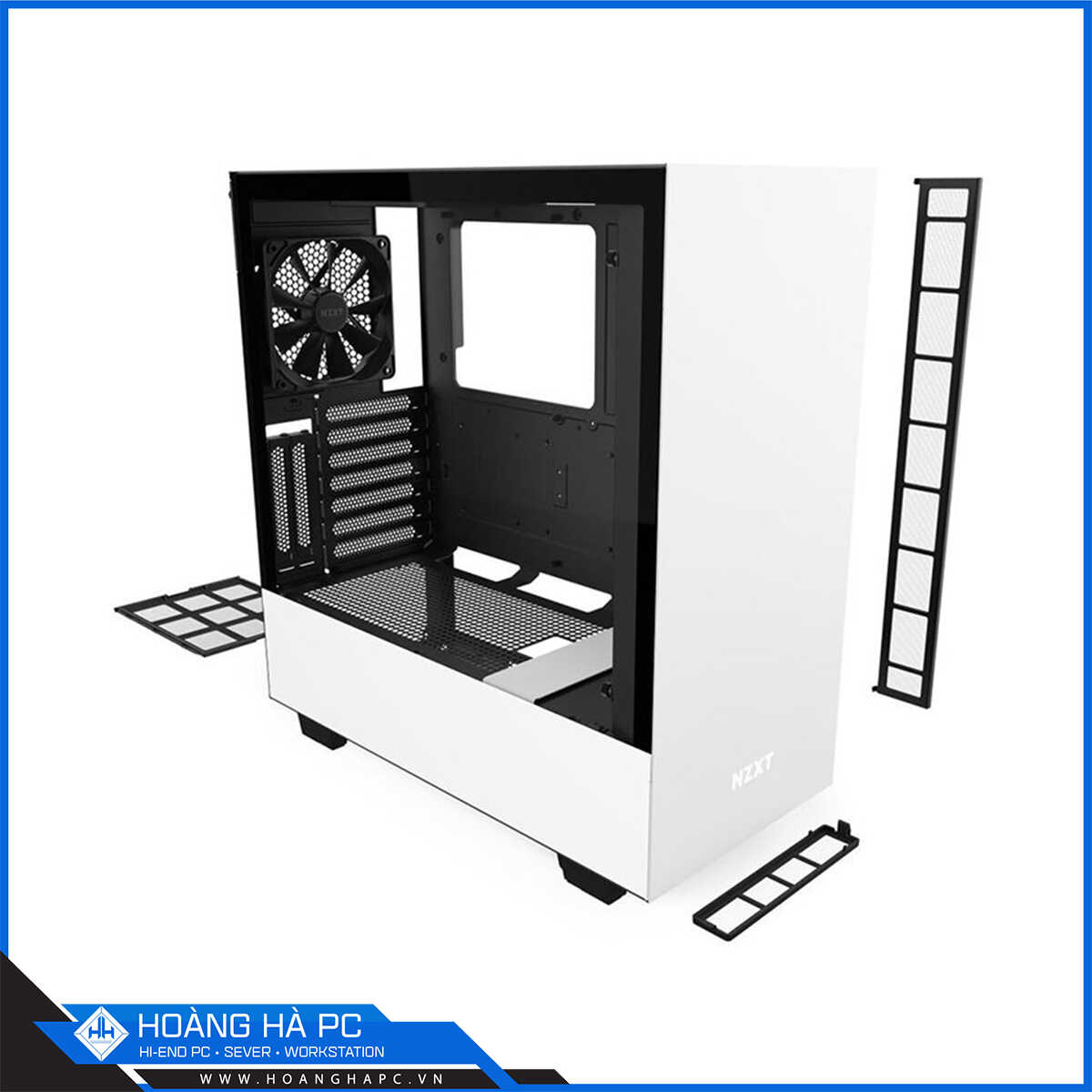 Vỏ Case NZXT H510i (Mid Tower/Màu Trắng)-4
