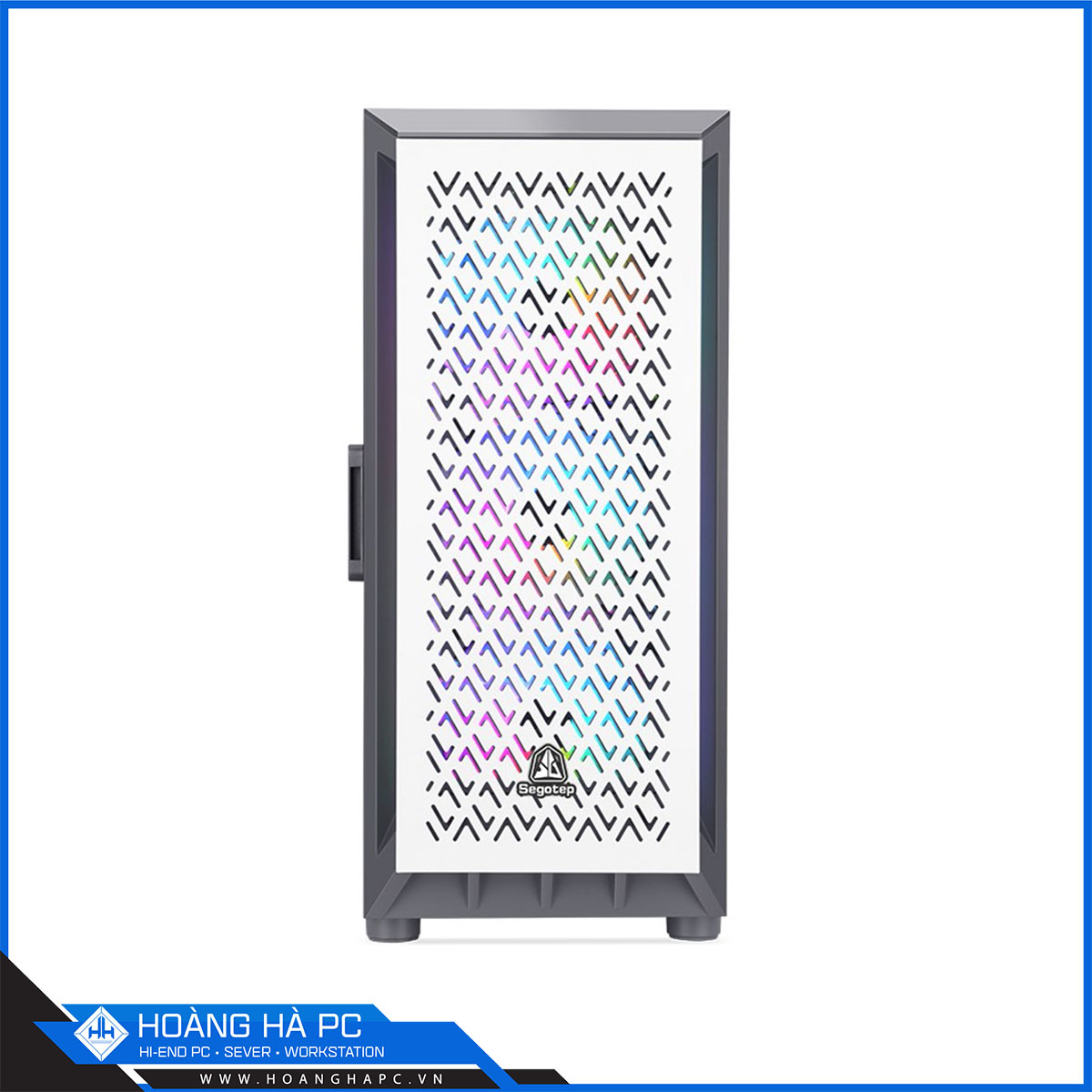 Vỏ Case Segotep Gank 6 White (Mid Tower/Màu Trắng/No Fan)-2