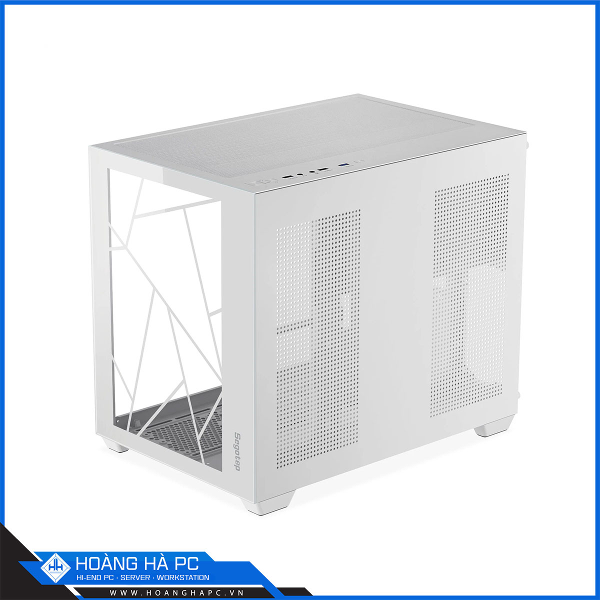 Vỏ case Segotep Lumi II White (Mini Tower/ Màu trắng/ No Fan)-5