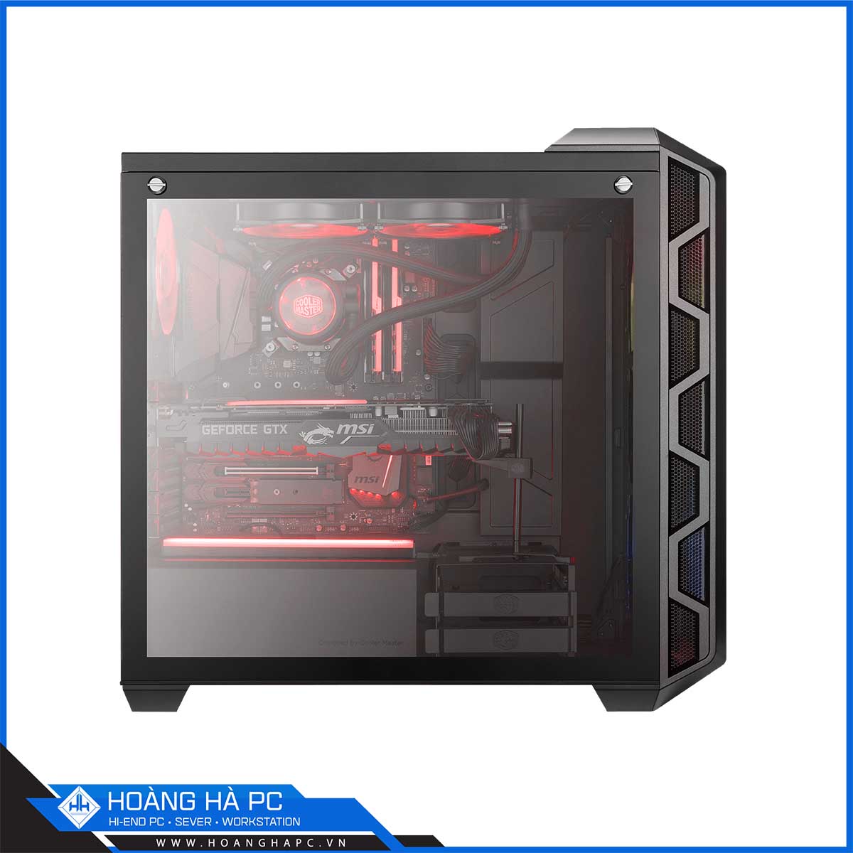 Vỏ Cooler Master MasterCase H500 ARGB (Mid Tower/Màu Đen)-3