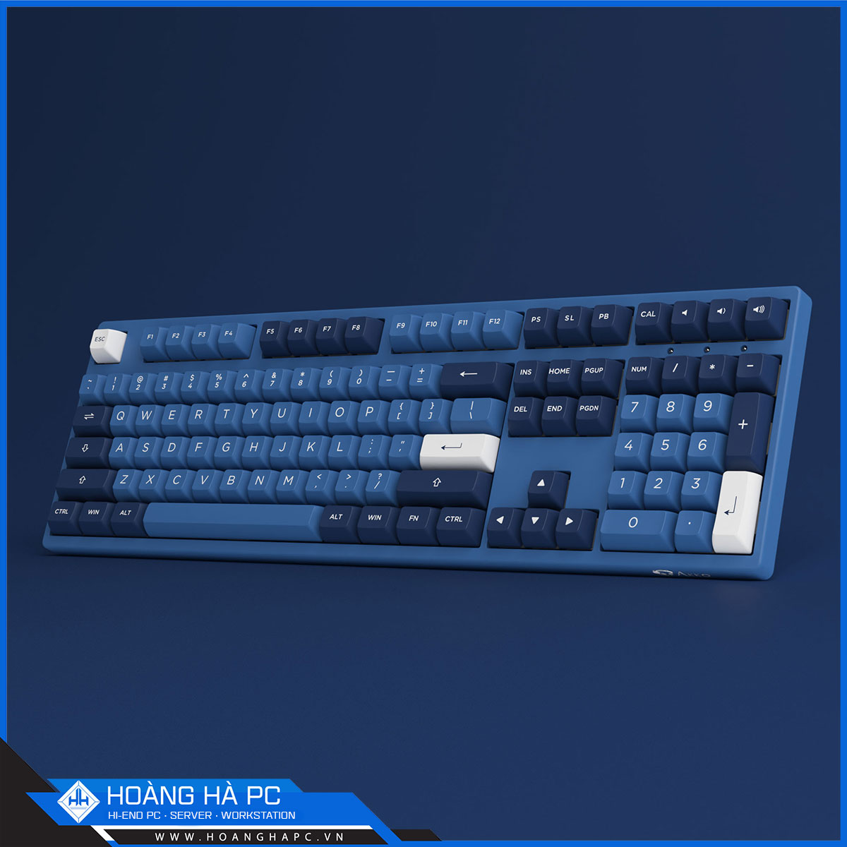 Bàn phím cơ Akko 3108 RF Ocean Star - Cream Blue Switch-5