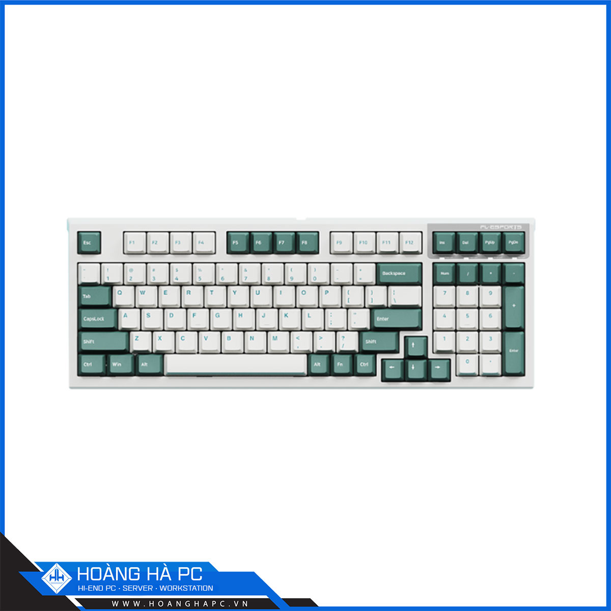 Bàn phím cơ FL-Esports FL980 CPS Aqua Green (Kailh Box Red Switch)
