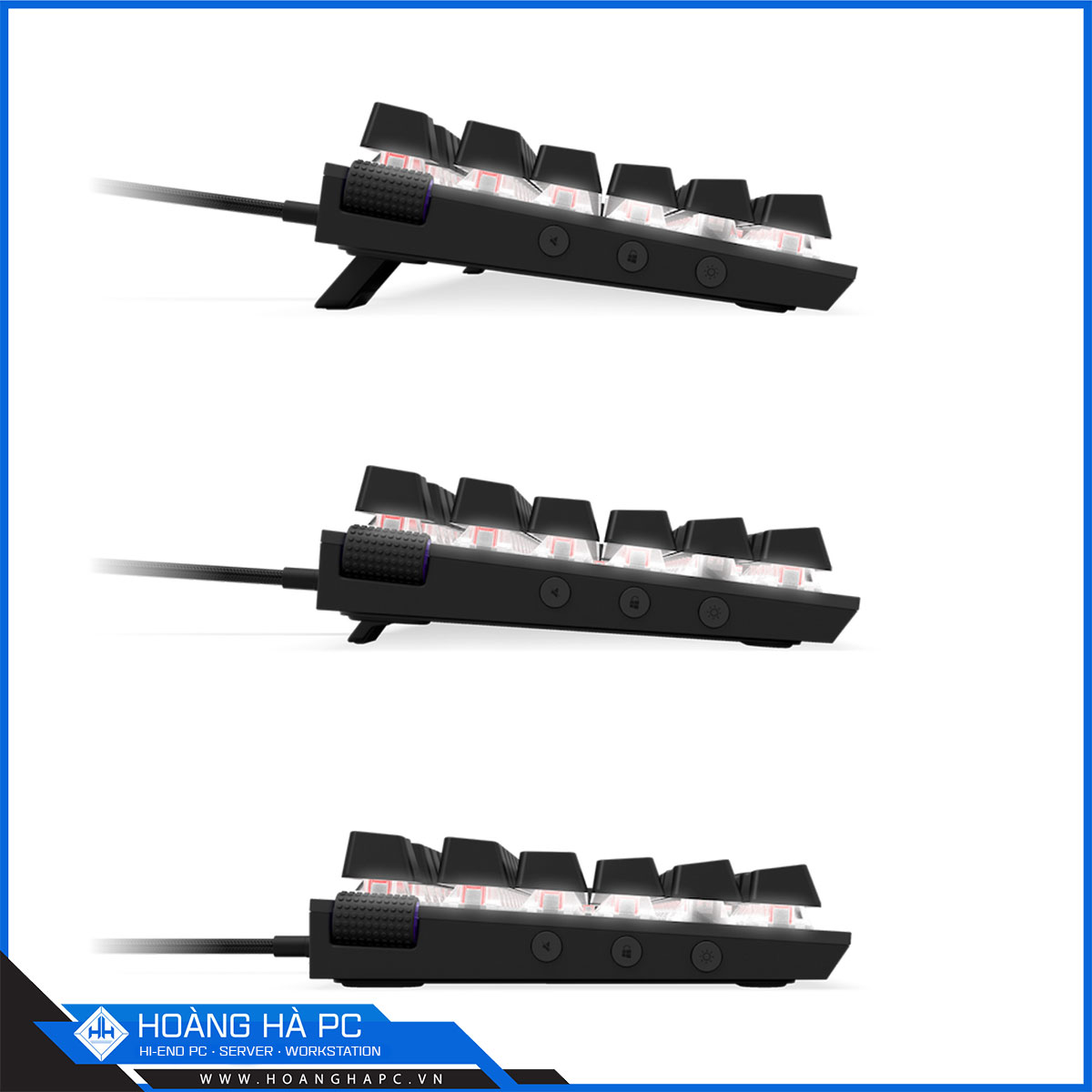 Bàn phím NZXT Function Tenkeyless (US English ANSI) Black/Red-3