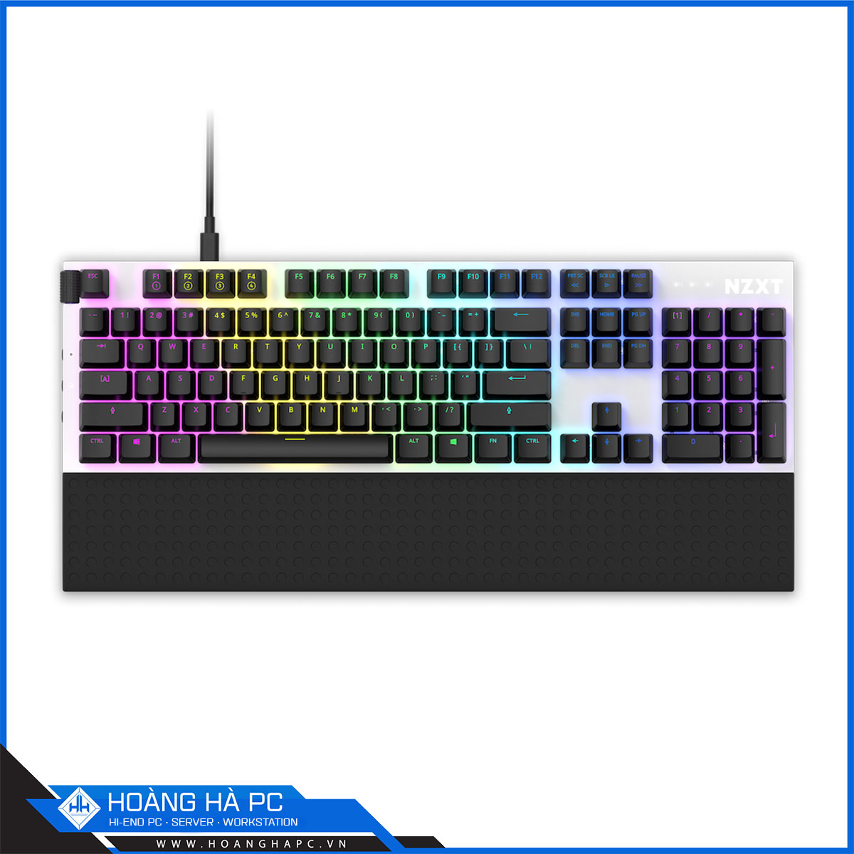 Bàn phím NZXT Function (US English ANSI) White/Red