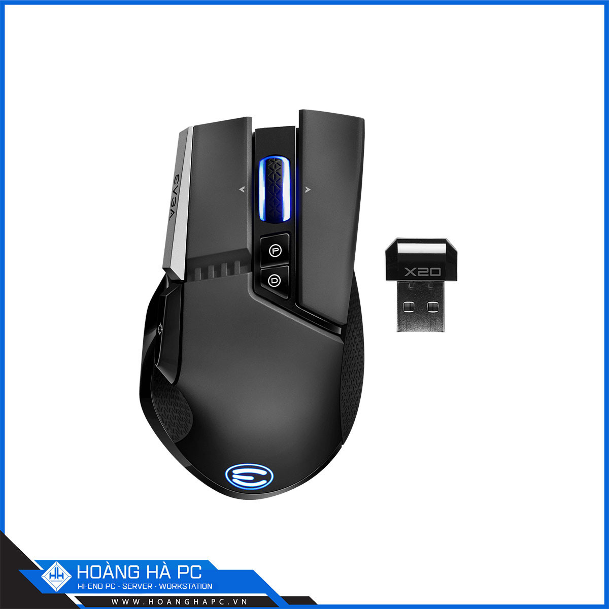 Chuột Gaming không dây EVGA X20 (Wireless/ Black)-6