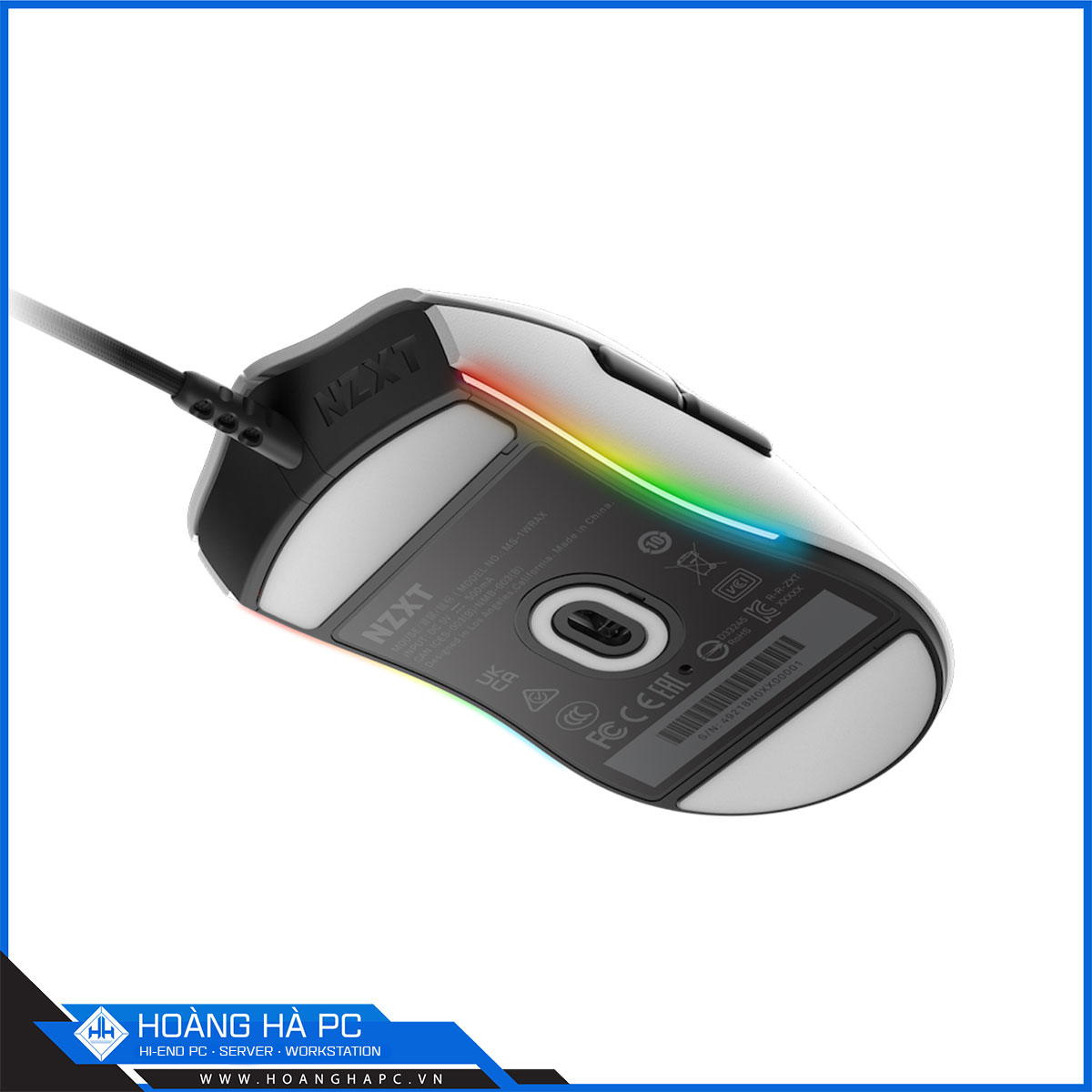 Chuột NZXT Lift (White)-5