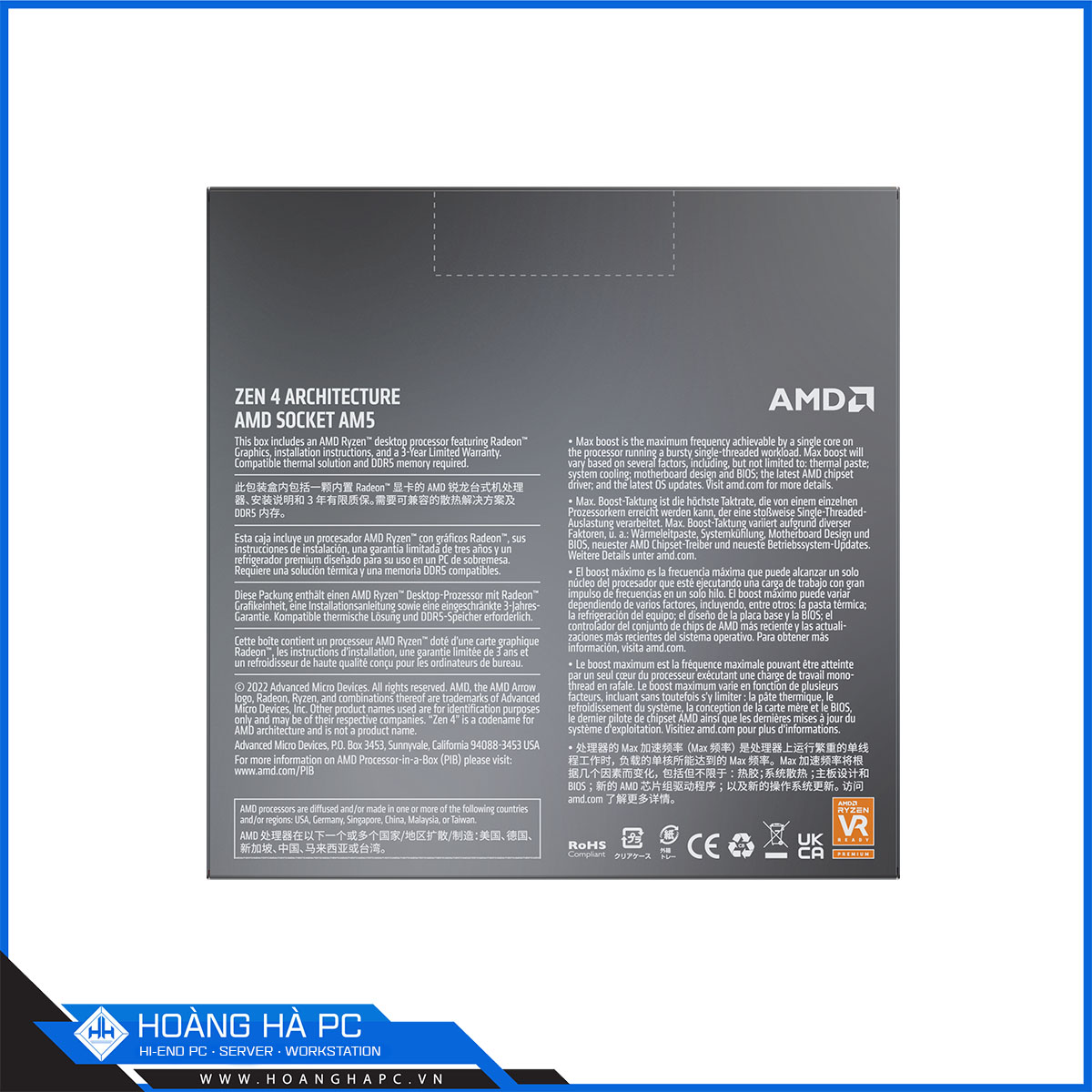 CPU AMD Ryzen 5 7600X ( Up To 5.3GHz, 6 Nhân 12 Luồng, 38MB Cache, AM5)-3