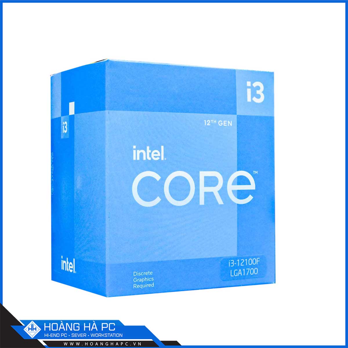 CPU Intel Core i3 12100F (3.3GHz turbo up to 4.3GHz, 4 nhân 8 luồng, 12MB Cache)