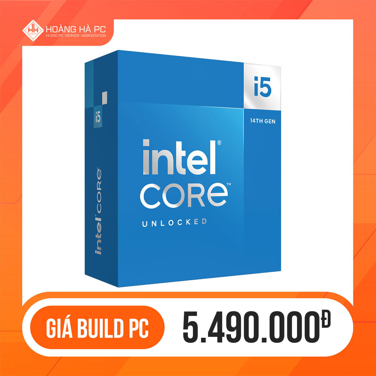CPU Intel Core i5 14600K (Up 5.3 GHz, 14 Nhân 20 Luồng, 24MB Cache, Raptor Lake)