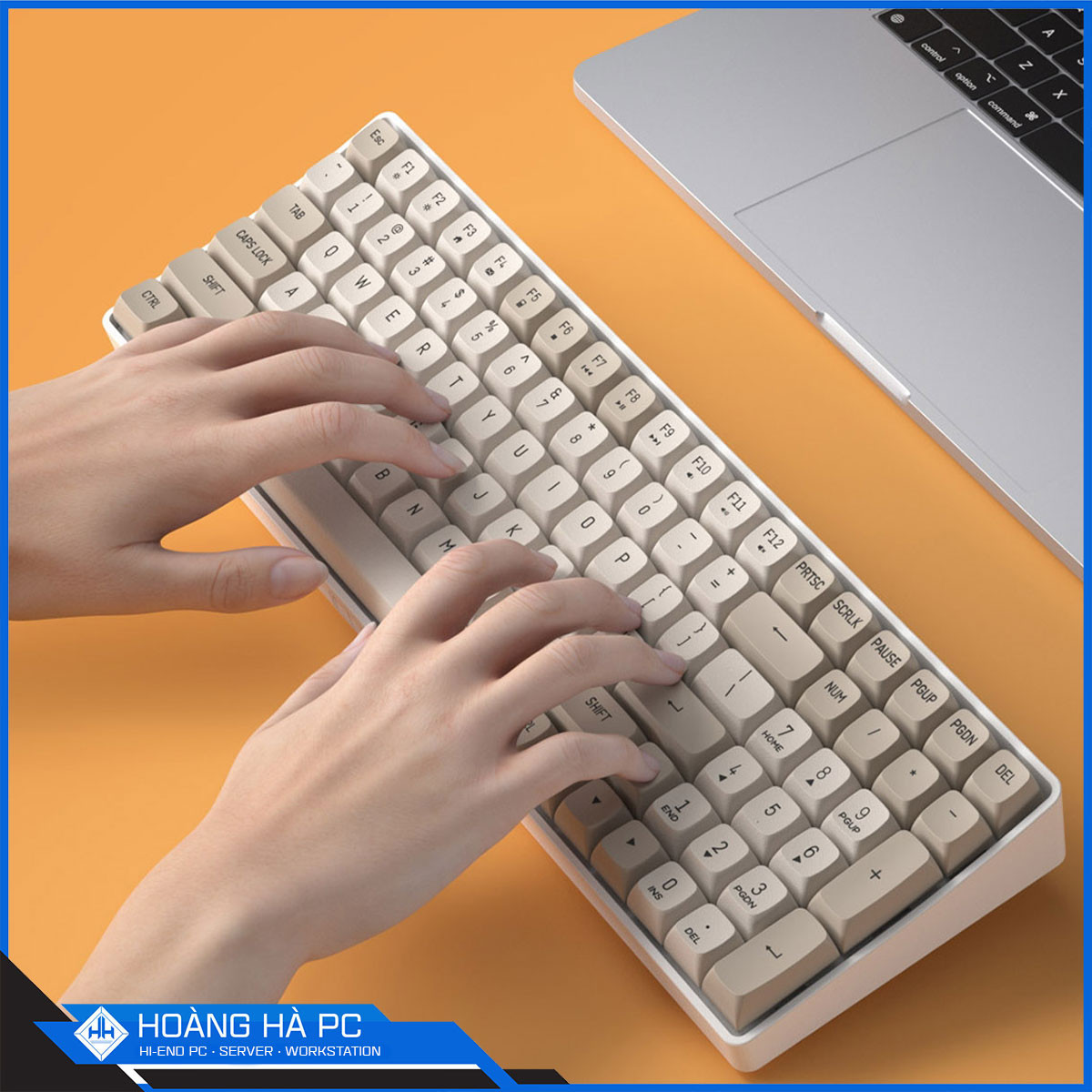 Bàn phím cơ Gaming darkFlash GD100 Milky Brown Yellow Axis Switch-4