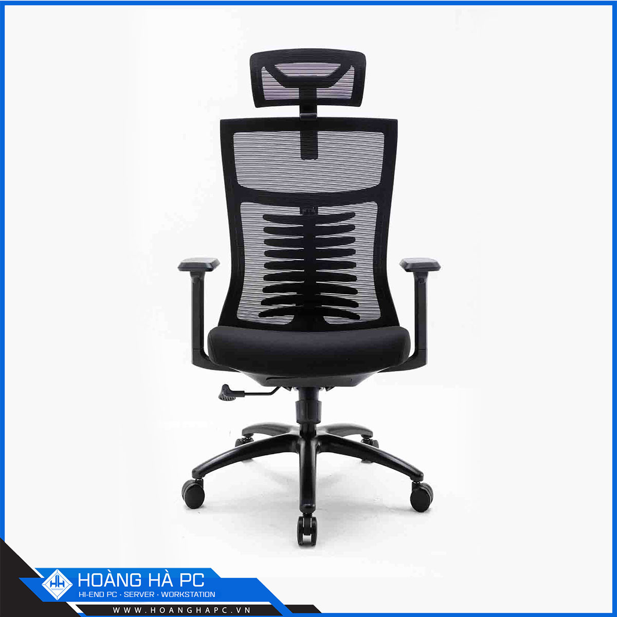 Ghế công thái học WARRIOR WEC502 Plus Black-5