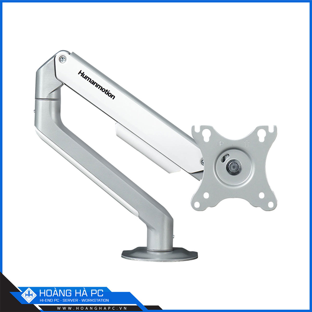 Giá treo màn hình Humanmotion T6 Pro White (1 màn hình/ 22 - 32inch/ Trắng/ Gắn bàn)-4