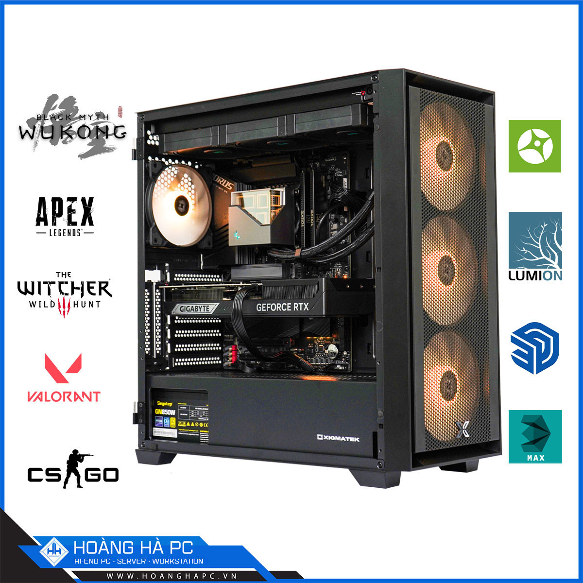 HHPC CORE i9 14900K | 64G DDR5 | NVIDIA RTX 4070 12G
