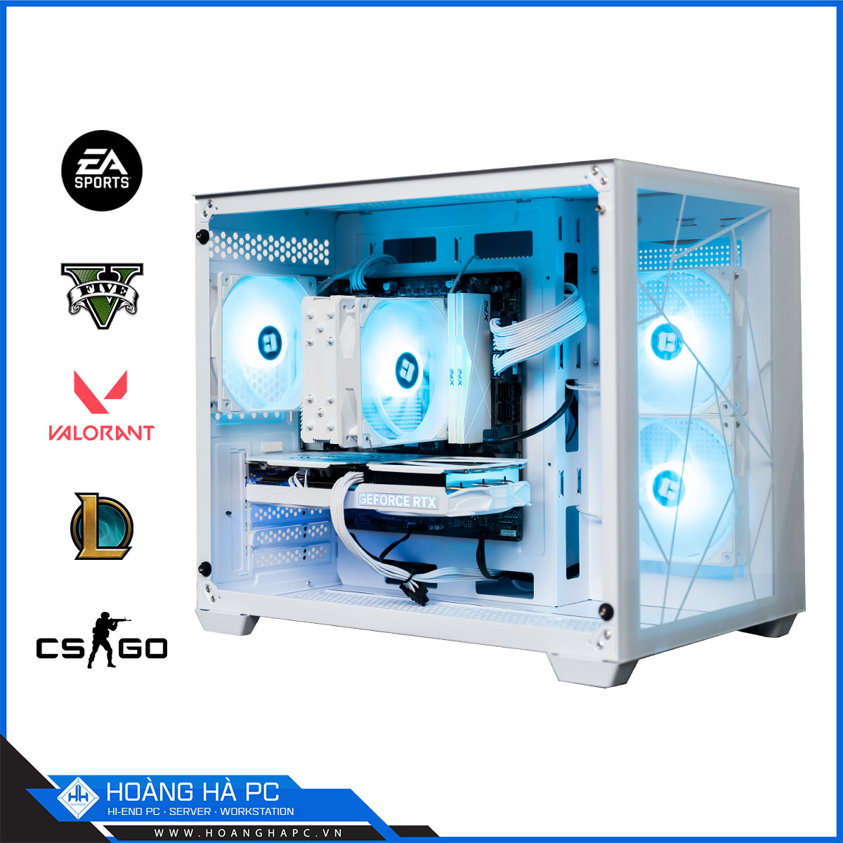 HHPC MINI LUMI II WHITE i5 12600K | 16G | RTX 3060 12G-3