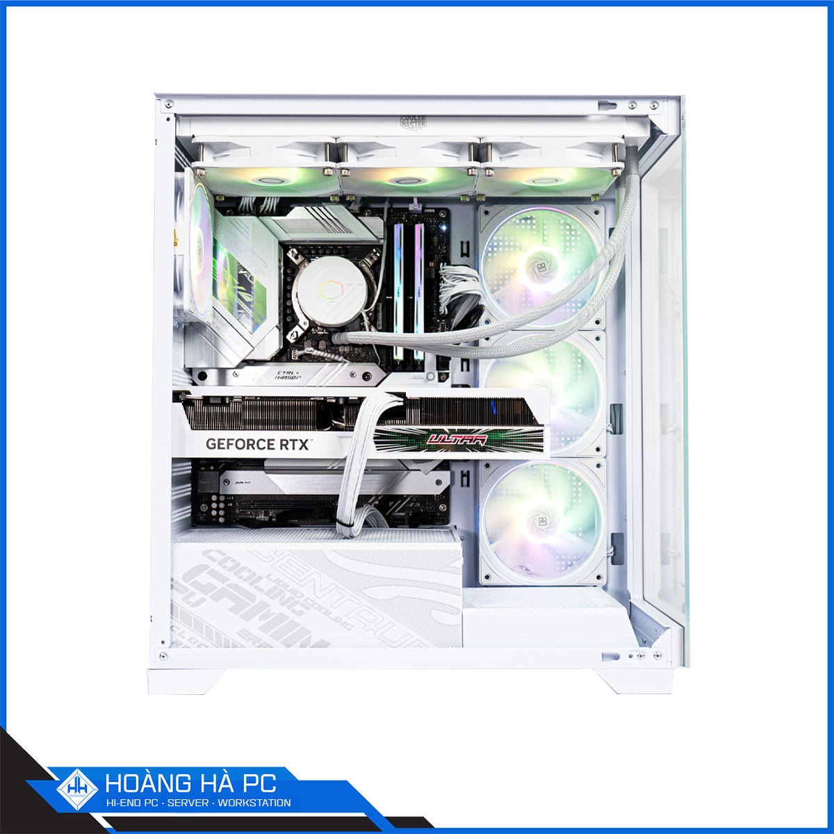 HHPC WHITE CORE i7 14700K | 64G DDR5 | NVIDIA RTX 4080 SUPER 16G-8