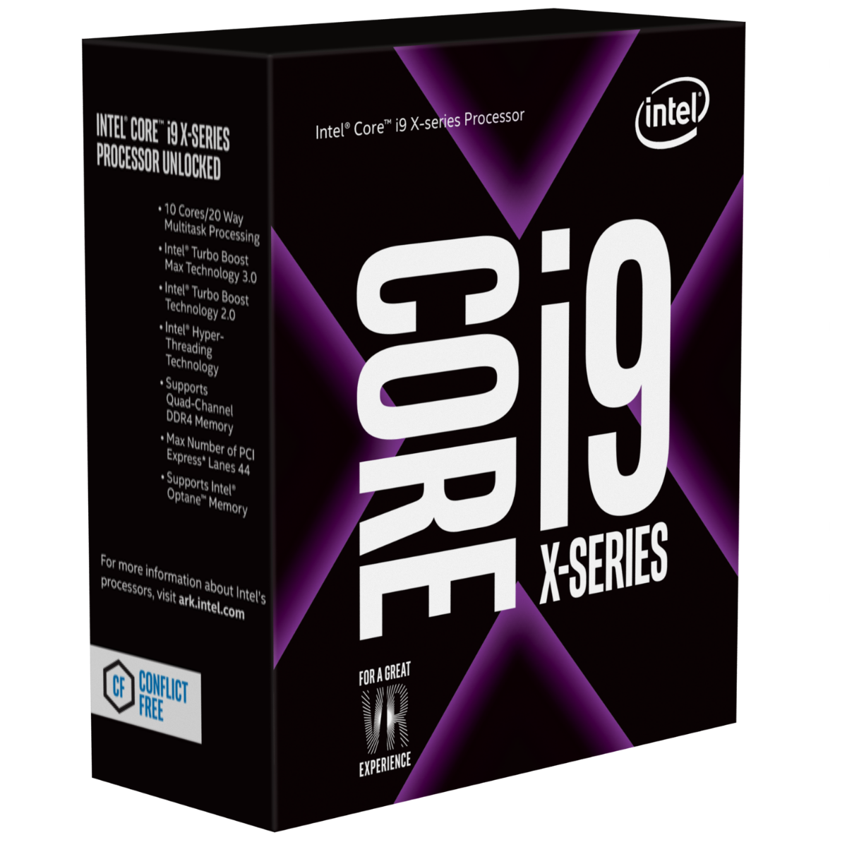 Intel Core i9 - 7940X 3.1 GHz Turbo 4.3 Up to 4.4 GHz / 19.25 MB / 14 Cores, 28 Threads / socket 2066