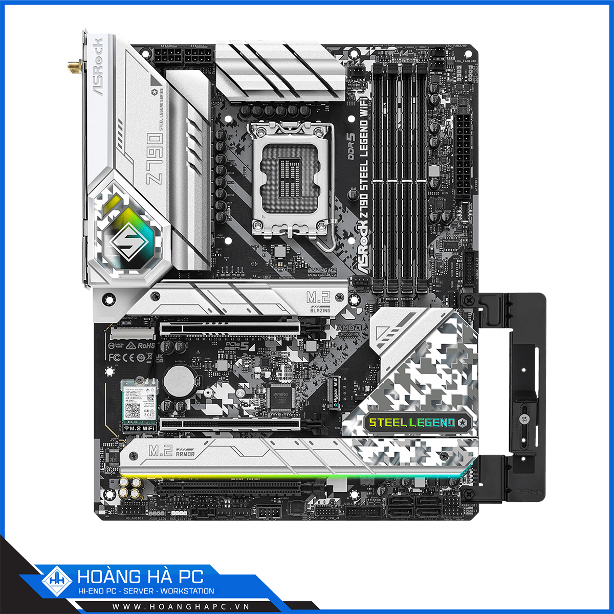 Mainboard ASRock Z790 Steel Legend WiFi (Intel Z790, Socket LGA1700, ATX, 4 khe RAM DDR5)-2
