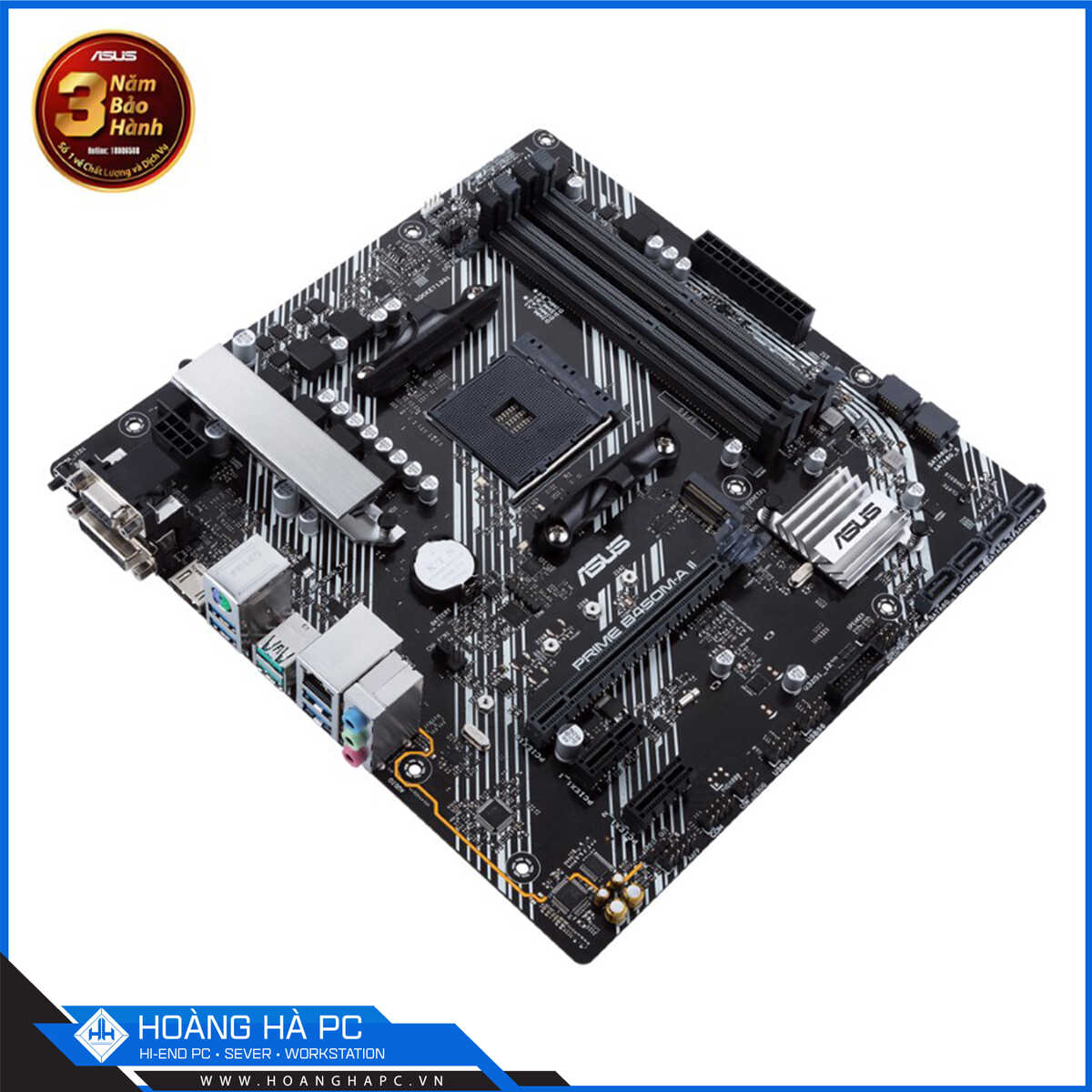 Mainboard ASUS PRIME B450M-A II (AMD B450, Socket AM4, M-ATX, 4 Khe Cắm Ram DDR4)-3
