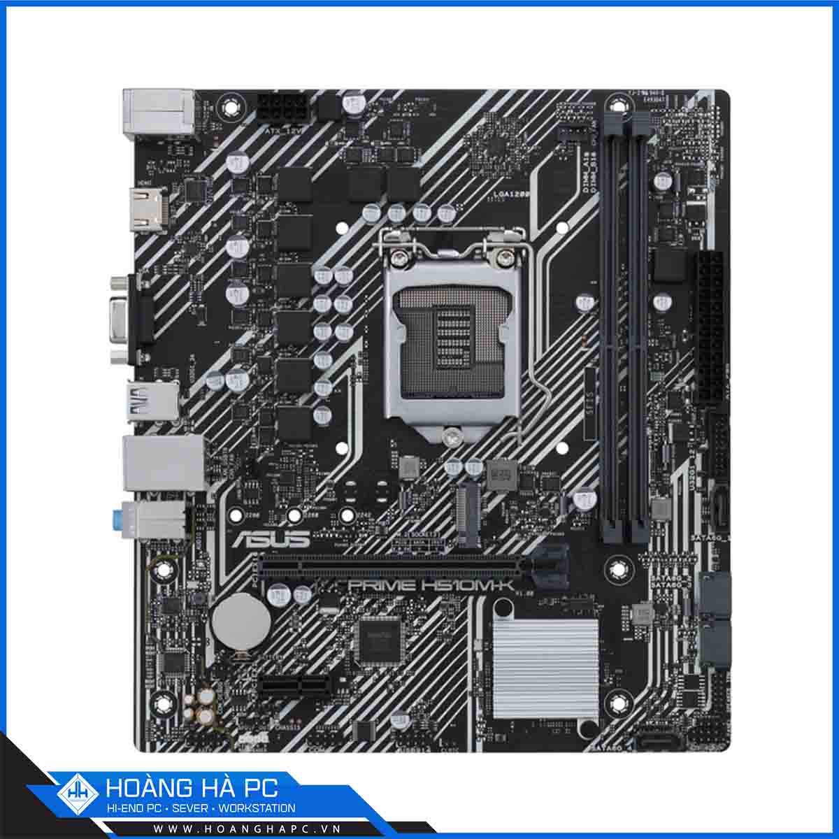 Mainboard ASUS PRIME H510M-K (Intel H510, Socket 1200, m-ATX, 2 khe Ram DDR4)-2