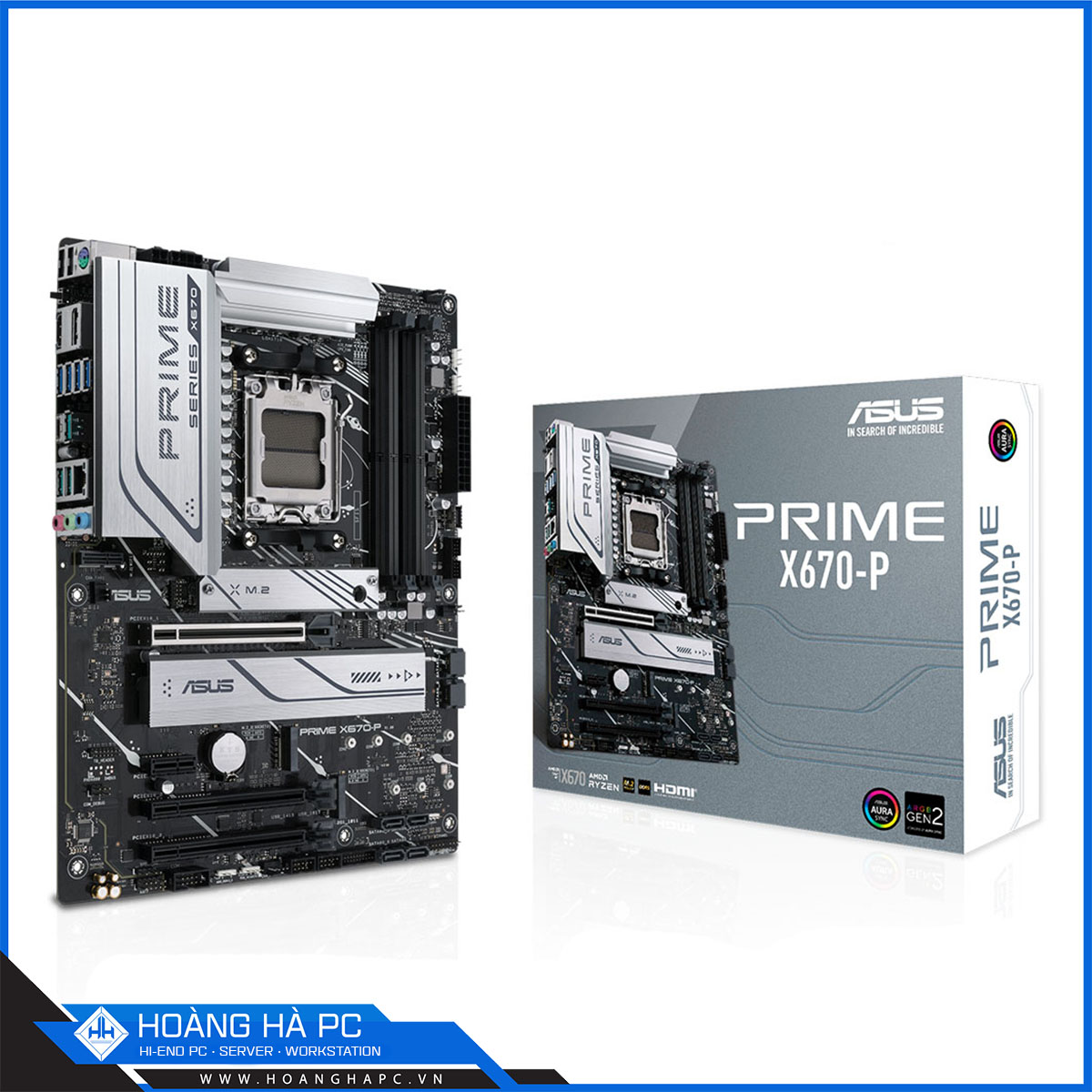 Mainboard ASUS PRIME X670-P (AMD X670, Socket AM5, ATX, 4 khe RAM DDR5)