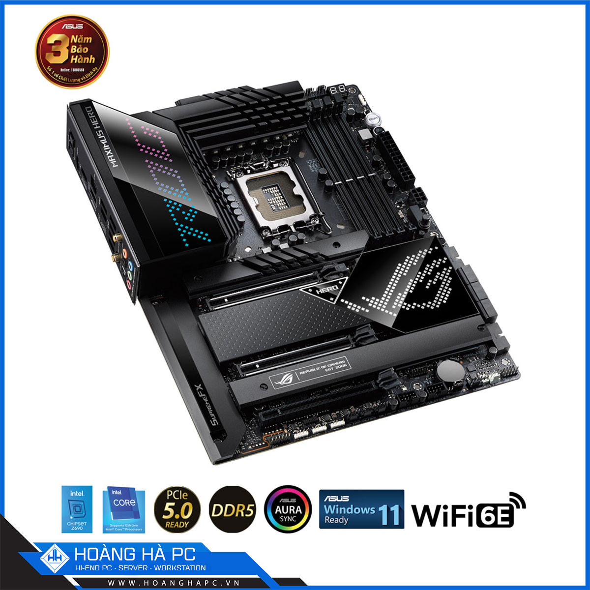 Mainboard ASUS ROG MAXIMUS Z690 HERO (Intel Z690, Socket 1700, ATX, 4 khe RAM DDR5)-4