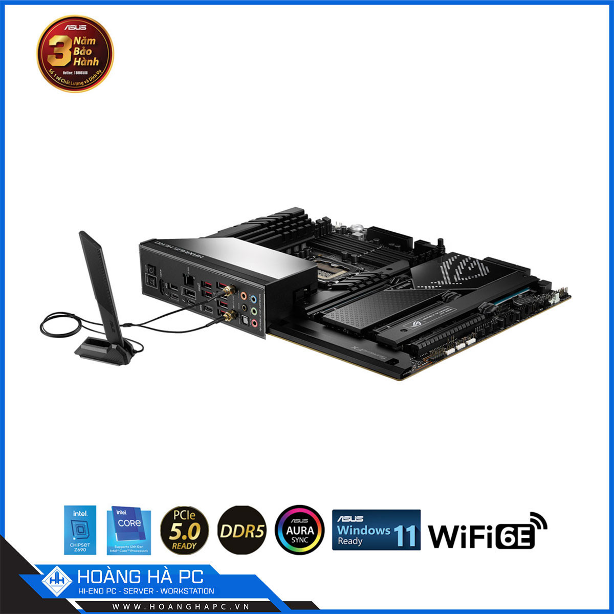 Mainboard ASUS ROG MAXIMUS Z690 HERO (Intel Z690, Socket 1700, ATX, 4 khe RAM DDR5)-6