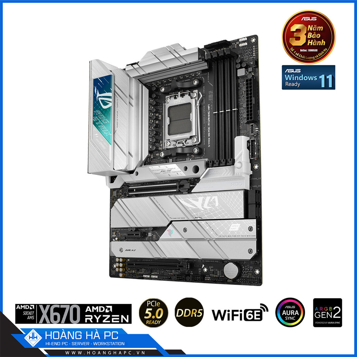 Mainboard ASUS ROG STRIX X670E-A GAMING WIFI (AMD X670, Socket AM5, ATX, 4 khe RAM DDR5)-4