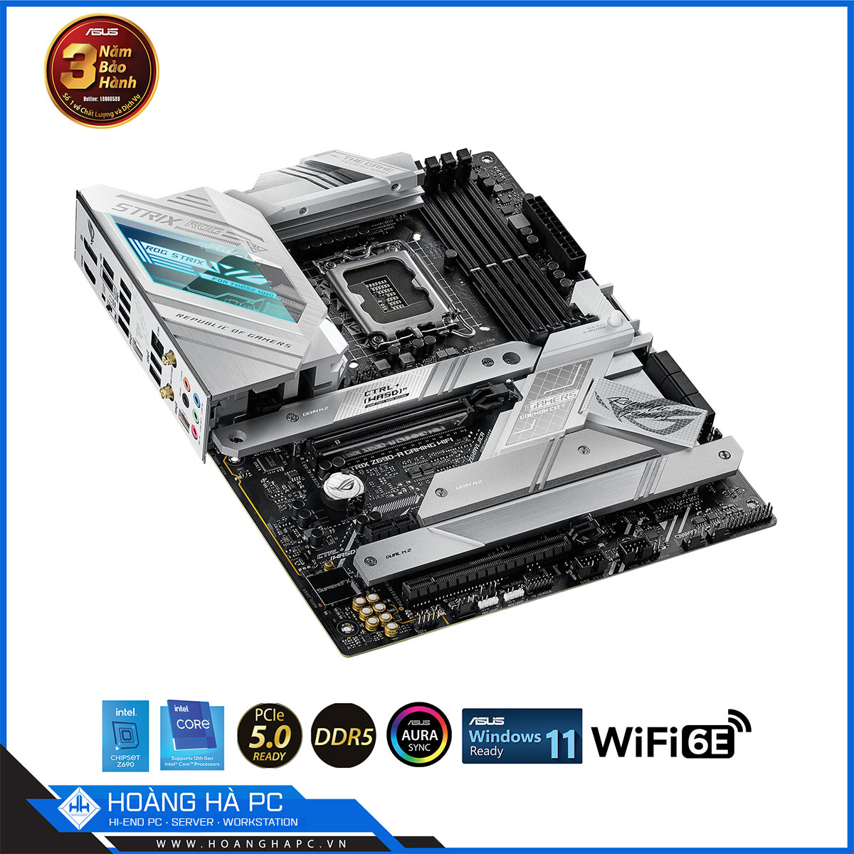 Mainboard ASUS ROG STRIX Z690-A GAMING WIFI DDR5 (Intel Z690, Socket 1700, ATX, 4 khe RAM)-2